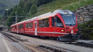 Rhb Allegra Abfahrt In Alp Grüm