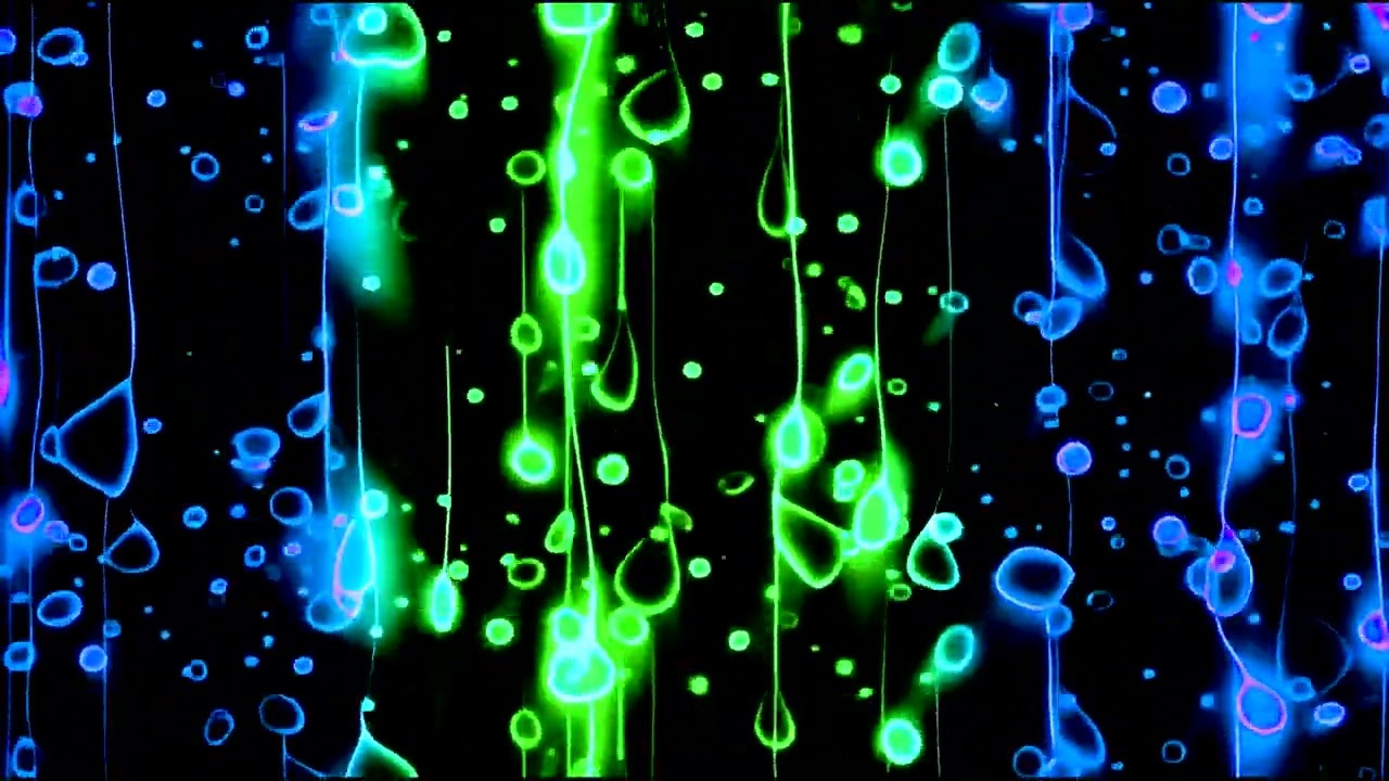 Blue & Green Lava Lamp Background - Screensaver Wallpaper VJ Loop