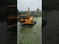 Amphibious Excavator for River Dredging and Wetland Constructionamphibious excavator mix