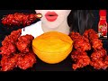 2X FIRE 🔥 CHICKEN TENDERS w/ MELTED CHEDDAR ASMR MUKBANG (No Talking) EATING SOUNDS