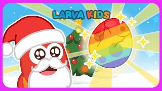 [NEW] Surprise EggㅣMerry Christmas🎄ㅣ Decorate Tree with Larva +ㅣCarol &amp; Nursery Rhythm ㅣLarvaKids