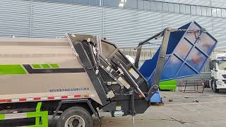 8 cubic meter garbage compactor truck