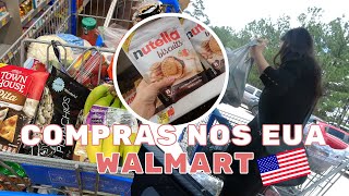 COMPRAS DE SUPERMERCADO NO WALMART DOS ESTADOS UNIDOS