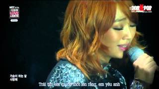 [Vietsub][Perf] Hyorin - Crazy of you   End of Time @Mnet HYOLYN'S Love & Hate {STAR1 Team}