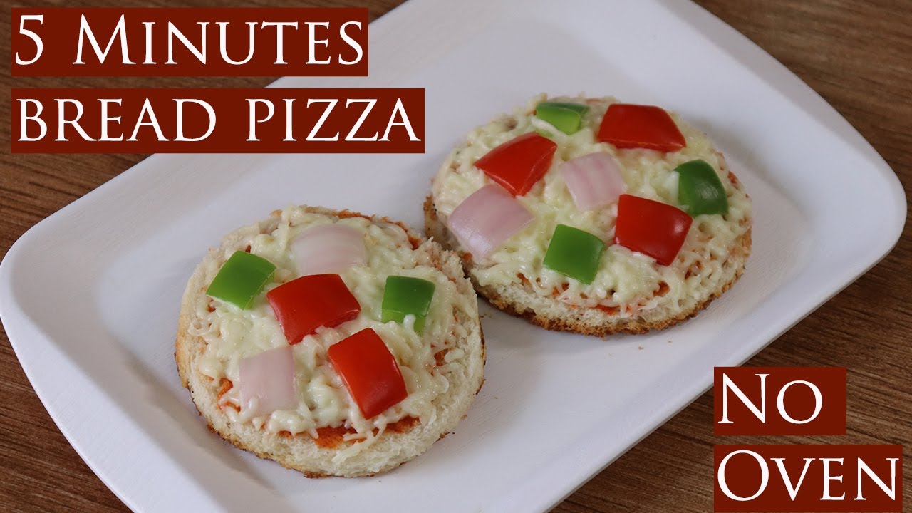 5 മിനുട്ടിൽ ഉണ്ടാക്കിയെടുക്കാം /Bread Pizza Recipe/Pizza on Tawa/Pizza