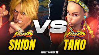 SF6 ▰ Shion (KEN) Vs Tako (KIMBERLY) ▰ STREET FIGHTER 6 High Level  Gameplay