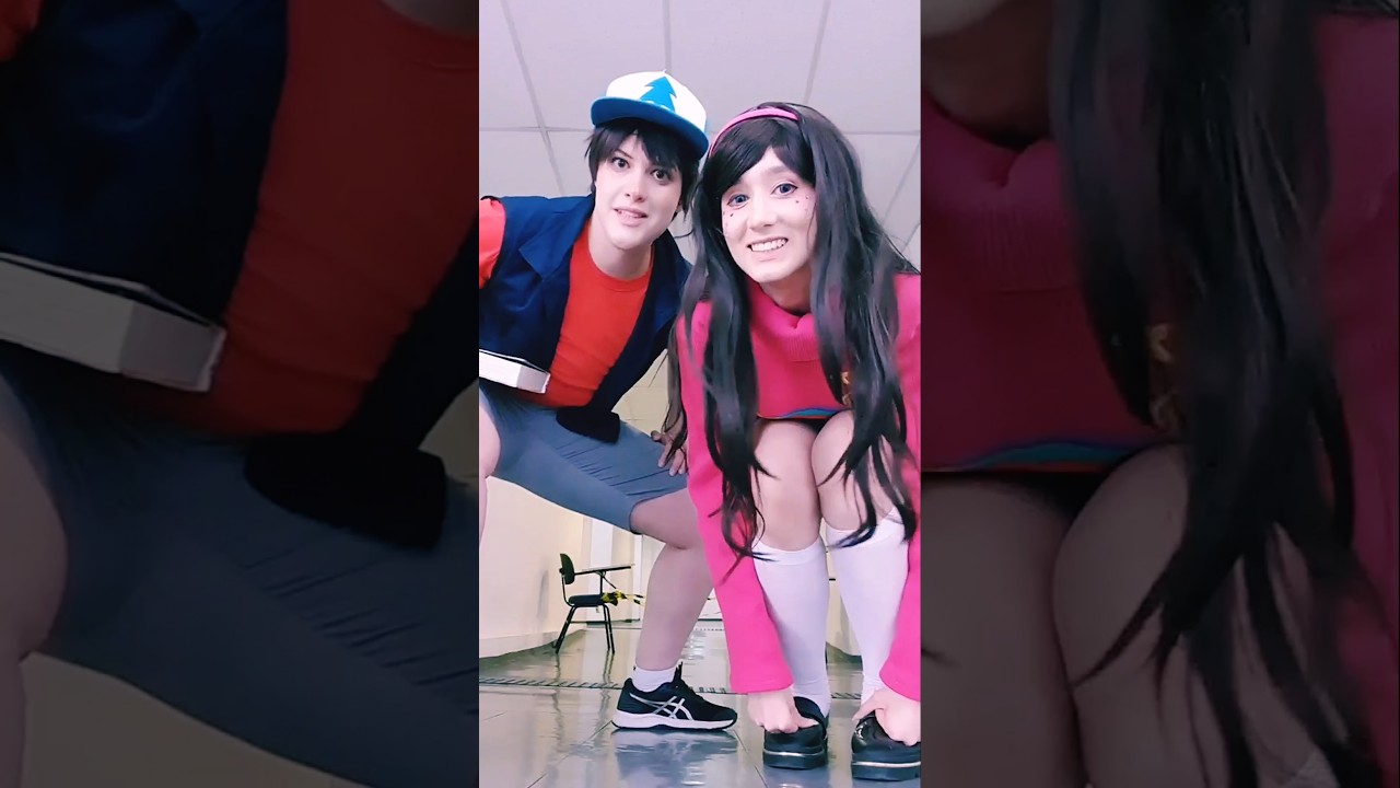 Pines siblings!🌲🌈🌟 #cosplay #gravityfalls #diperpines #mabelpines #gravityfallscosplay #larucosplay