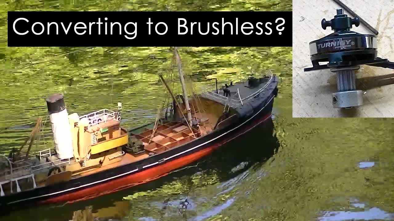 Brushless motors and Scale RC Boats - YouTube