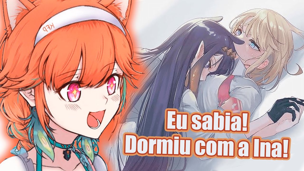 Kiara acredita que quem dormiu com a Ina foi... a amelia? | vtuber legendado