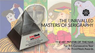 Best Of Indian Serigraphs Printweek Awards 2019 Shanti Dave Rini Dhumal Gogi Saroj Pal