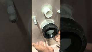 Wall hunging #commode #installing #plumbing #home #works ✅🛠️🤙