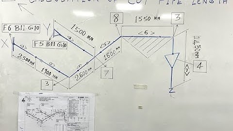How to find out cut pipe length and spool calculation in isometric drawing