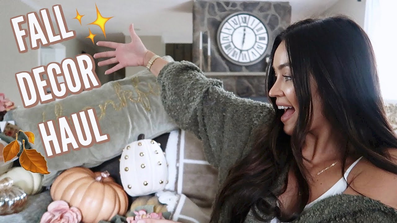 FALL DECOR HAUL! (SO MANY PUMPKINS) | Stephanie Ledda