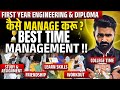 FIRST YEAR ENGINEERING &amp; DIPLOMA | BEST TIME MANAGEMENT | DAY-WISE | PRADEEP GIRI SIR