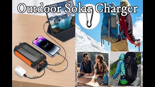 𝟮𝟬𝟮4 𝙐𝙥𝙜𝙧𝙖𝙙𝙚 Solar-Charger-Power-Bank Waterproof for Camping, Travel https://kit.co/eMarketing