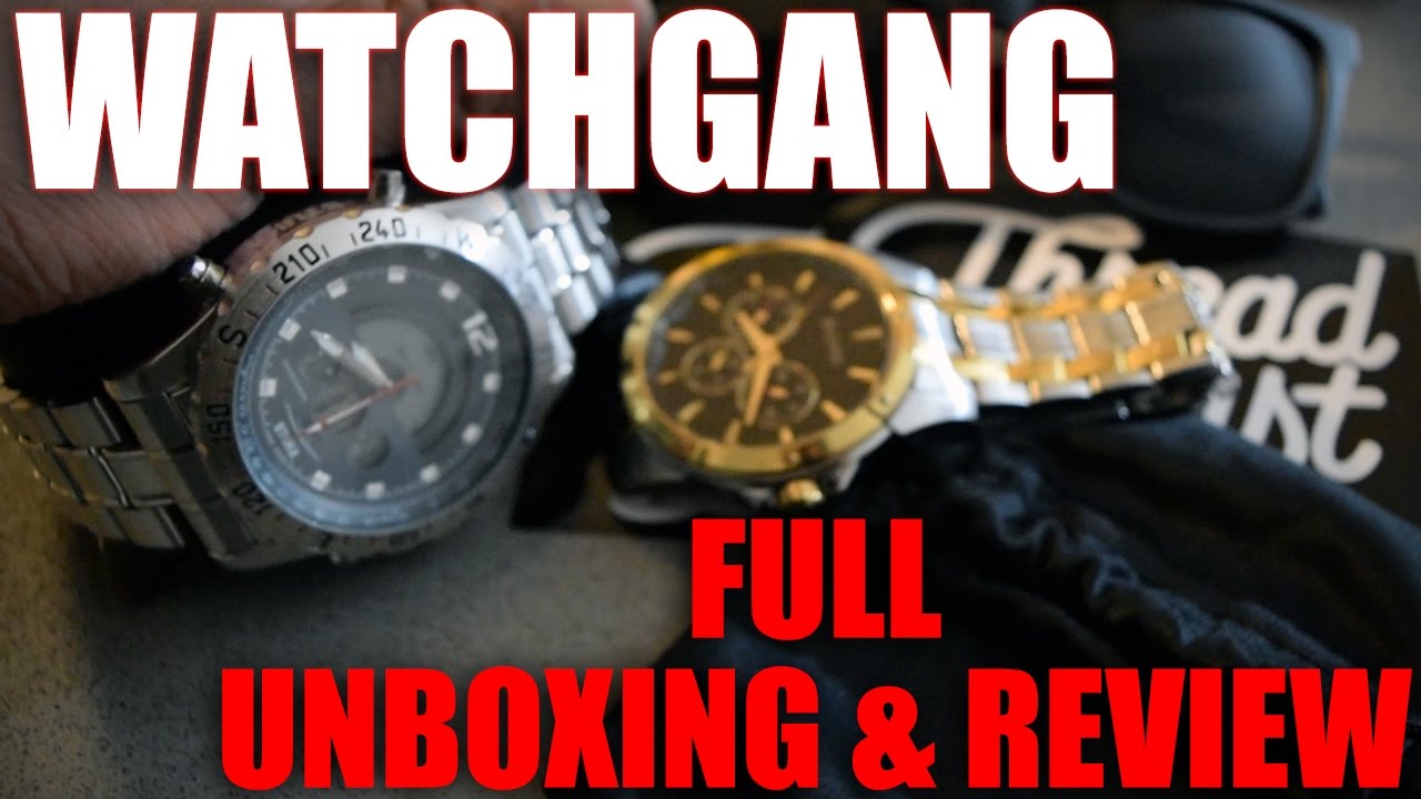 Watch Gang Unboxing 3. BEST WATCH SO FAR!!! Click To See YouTube