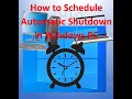 Run Auto Shutdown Using Run in Windows PC
