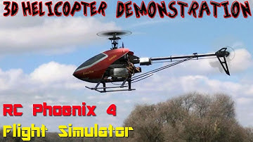 3D Helicopter Demonstration - Phoenix RC Flight Simulator HD