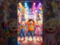 🥁 Boom Boom Dhol Dance! 😍 Kids Hindi Rhyme | गोल गोल डांस | 3D Animation #shortvideo #shorts #short