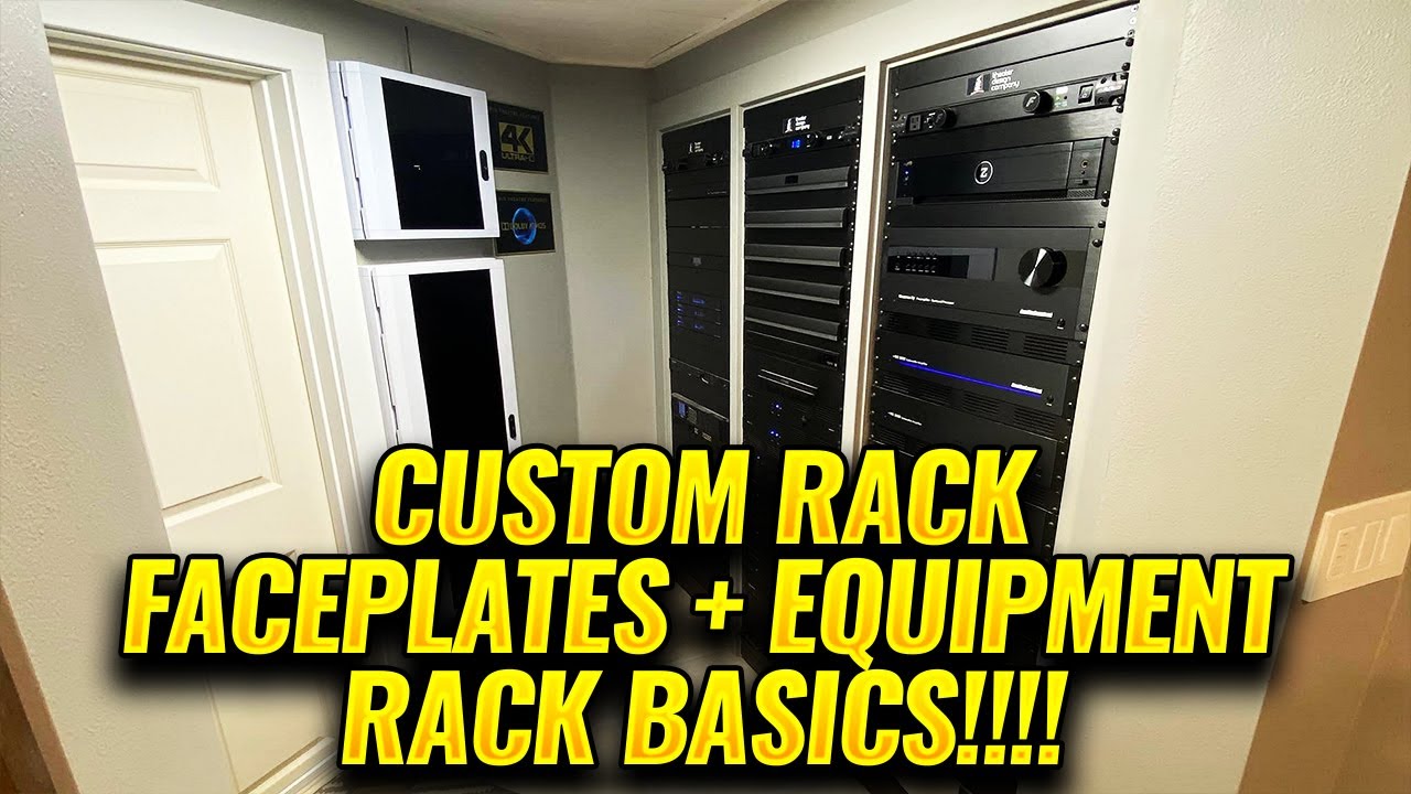 Home Theater Rack Basics + Custom XBOX Face Plate Middle Atlantic