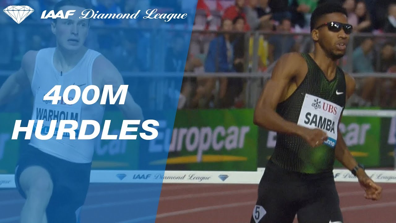 Abderrahman Samba 47 42 Wins Men S 400m Hurdles Iaaf Diamond League Lausanne 2018