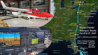 Twin Tecnam P2006T flight Oct 2023