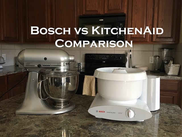 Bosch Universal Mixer vs Kitchenaid Mixer vs The Nutrimill Artiste