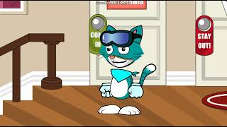 Teal Cat The Blue Cats Adventure Gets A New Bandana 2.0