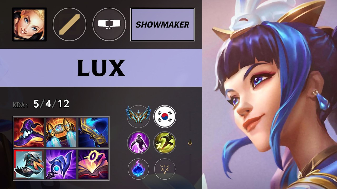 DK ShowMaker) Lux Mid vs Viktor - KR Challenger Patch 26.11 - YouTube