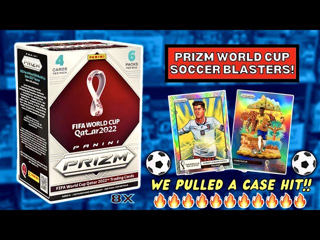 THESE BOXES ARE INSANE! 🤯 2022 PANINI PRIZM SOCCER WORLD CUP BLASTER BOX  REVIEW! ⚽️ 