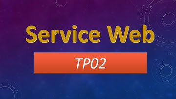 Service Web basé sur JAVA - TP 02 - Déploiement d