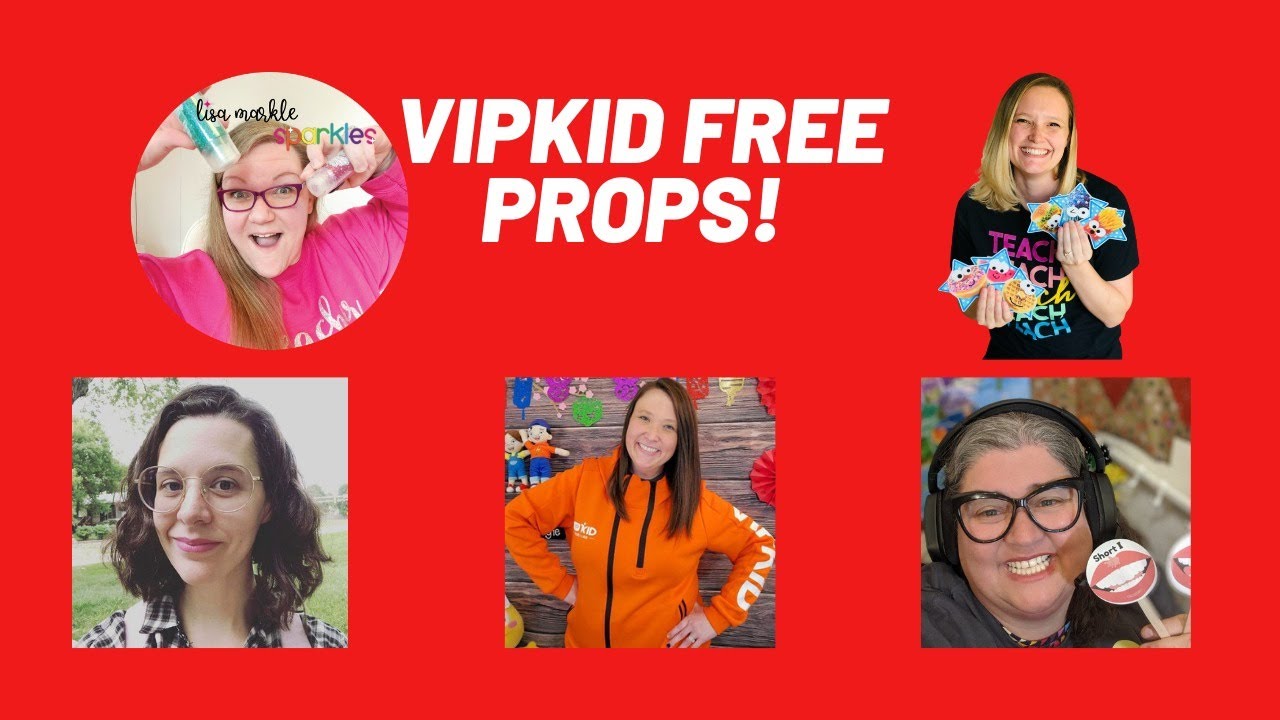 VIPKid Free Props and Rewards and a Giveaway - YouTube