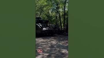 Ukrainian lieutenant says American-made Bradleys are the best vehicle he’s seen #shorts