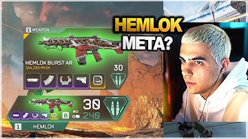 TSM ImperialHal tries using the Hemlok in ranked -| PERSPECTIVE ( apex legends )
