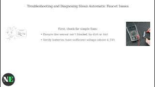 Sloan Automatic Faucet Not Working – Sensor Control Module Replacement Guide