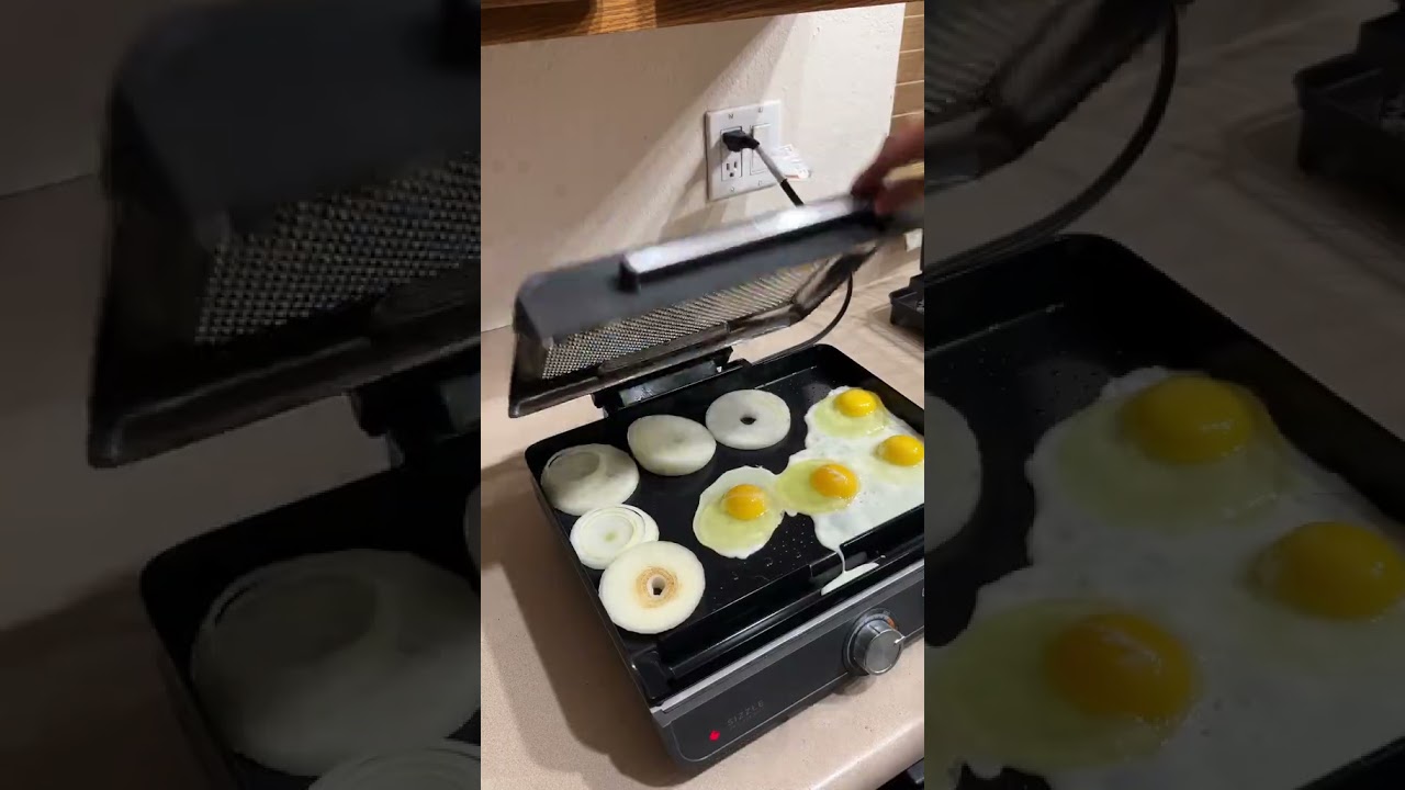 TrendPlain 14″ Ninja GR101 Sizzle Smokeless Indoor Grill & Griddle 