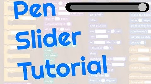 The BEST Pen Slider Tutorial in Scratch! | Animated value picker addon to your games! | Coder Archer