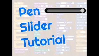 The BEST Pen Slider Tutorial in Scratch! | Animated value picker addon to your games! | Coder Archer screenshot 4