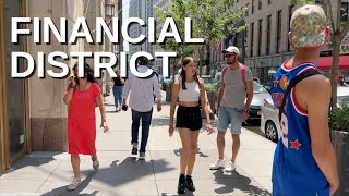 NEW YORK CITY Walking Tour [4K] - FINANCIAL DISTRICT