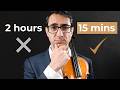 Master The Violin In 15 Minutes Daily
