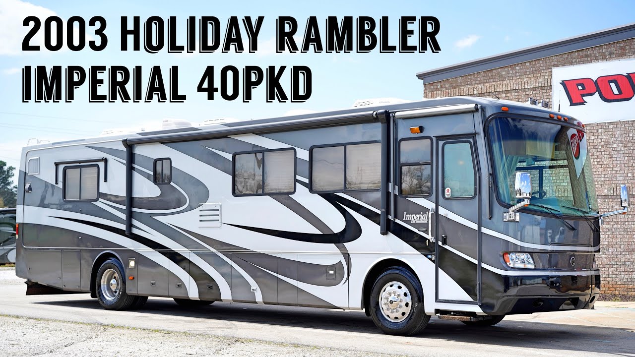 2003 Holiday Rambler Imperial 40PKD A Class 400HP Cummins Diesel Pusher
