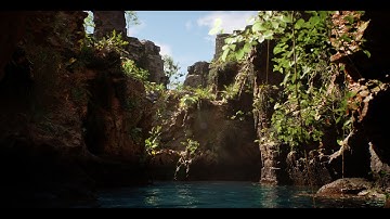 Jungle Cave Environment in Unreal Engine 5.6 🌿💧
