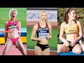 Highlights womens athletics  most beautiful  cute moments in womens athletics