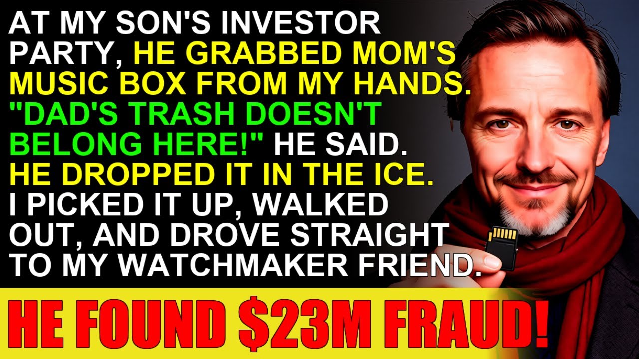 My Son Threw Mom's Music Box Into Ice at His Party—I Took It to My Watchmaker… Who Called the FBI