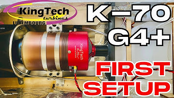 HOW I SET MY FIRST TURBINE in RC PLANE | KingTech K-70G4+ | My First Setup   (English/Français) 4K