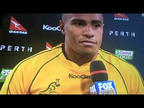 Most Awkward Start To An Interview - Will Genia vs Rod Kafer