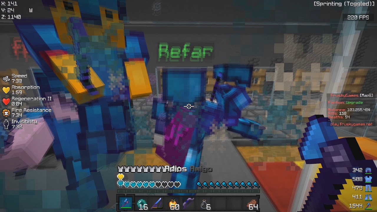 FIGHT IN ENEMY BASE + TEAMFIGHT IN FALLTRAP (Frusky) | UHCF#19