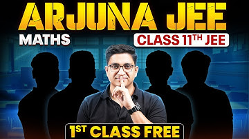 1st Class of MATHS by Sachin Sir || Arjuna JEE Batch 🔥