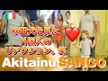 [Akita dogs are very popular ❤️] Italian's reactions to seeing Akita dog "SANGO"!