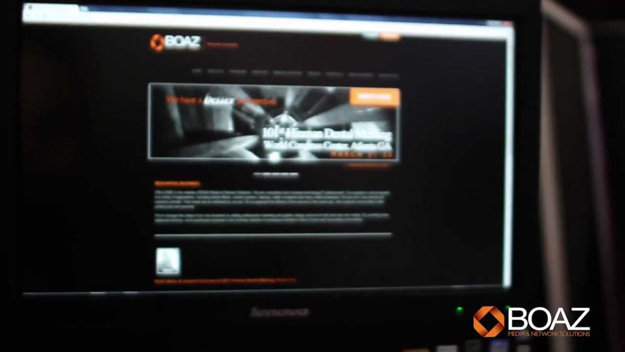 BOAZ Media & Network Solutions at 2013 Hinman Dental Meeting